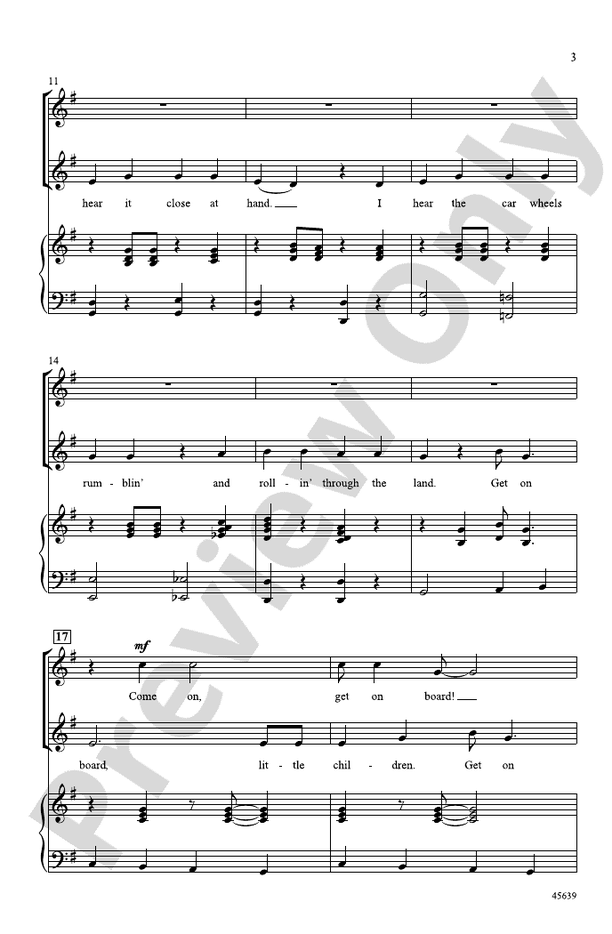 All Aboard, Little Children! - 2-Part Choral Octavo (Digital Download)