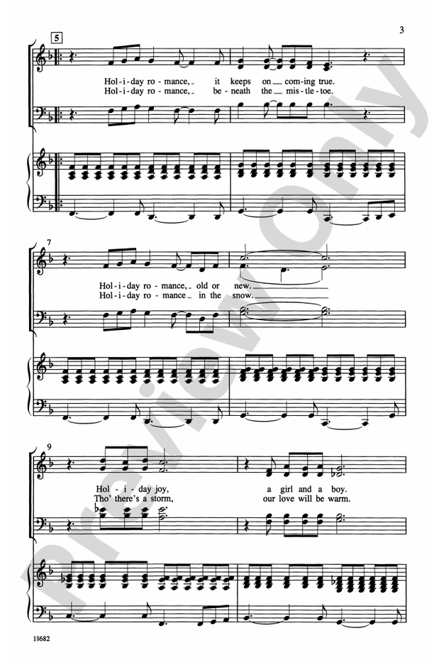 Holiday Romance – SATB Choral Octavo (Digital Download)