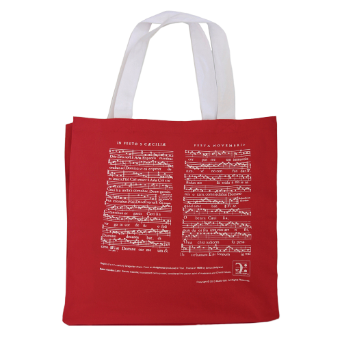 Red carry/tote bag.