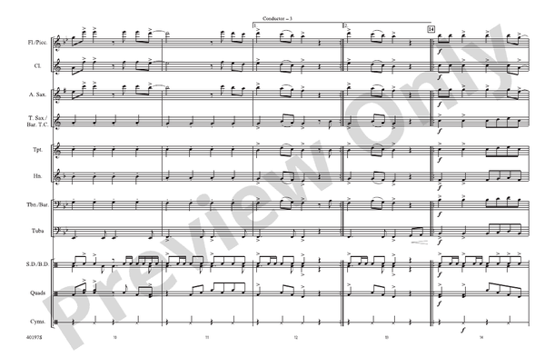 We Are Young – Marching Band Conductor Score & Parts (Digital Download)
