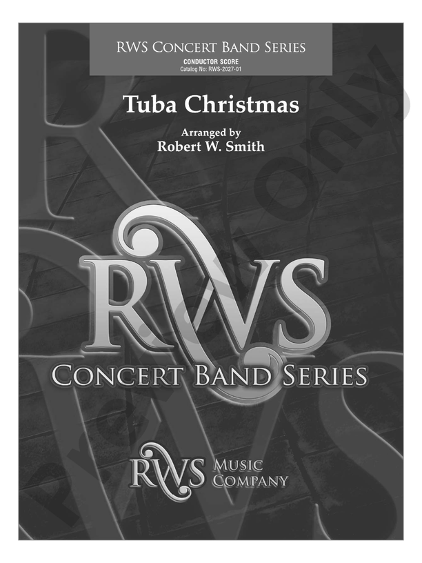 Tuba Christmas - Concert Band Conductor Score & Parts (Digital Download)