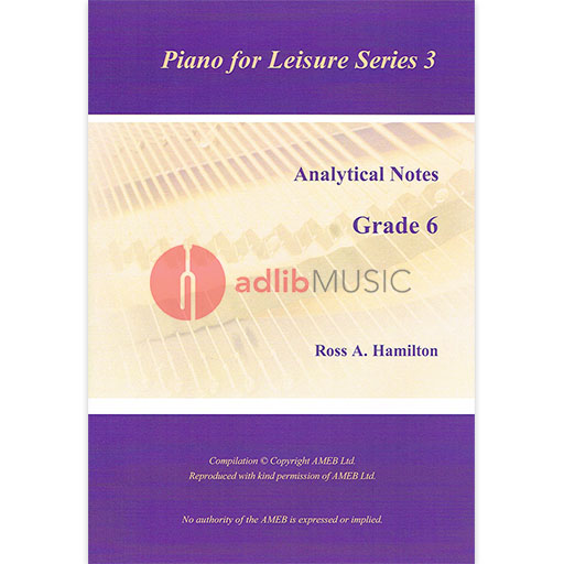 AMEB Analytical Notes PFL Series 3 Gr 6
