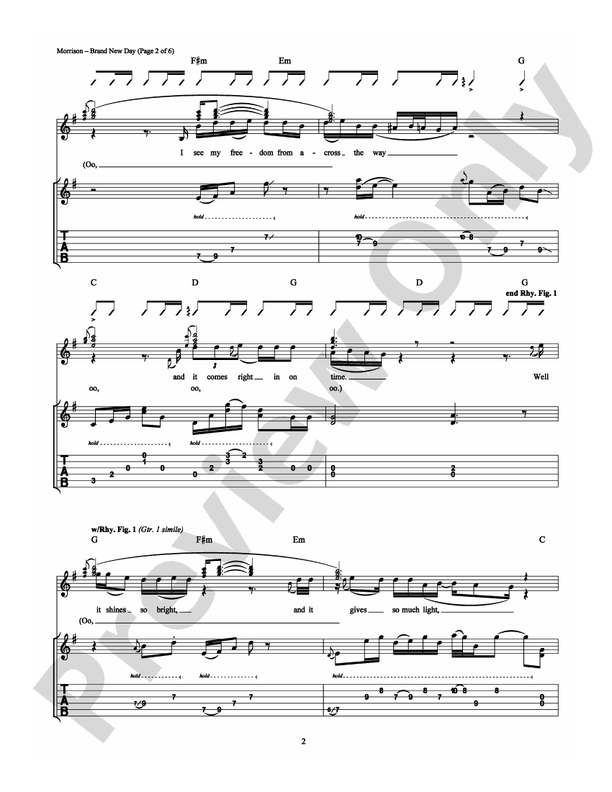 Brand New Day - Guitar TAB (Digital Download)