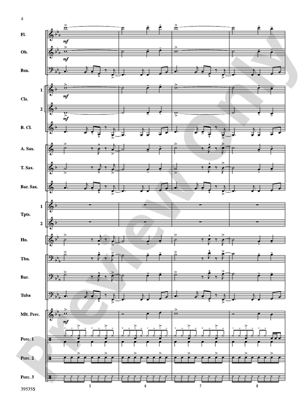Bad Girls - Concert Band Conductor Score & Parts (Digital Download)