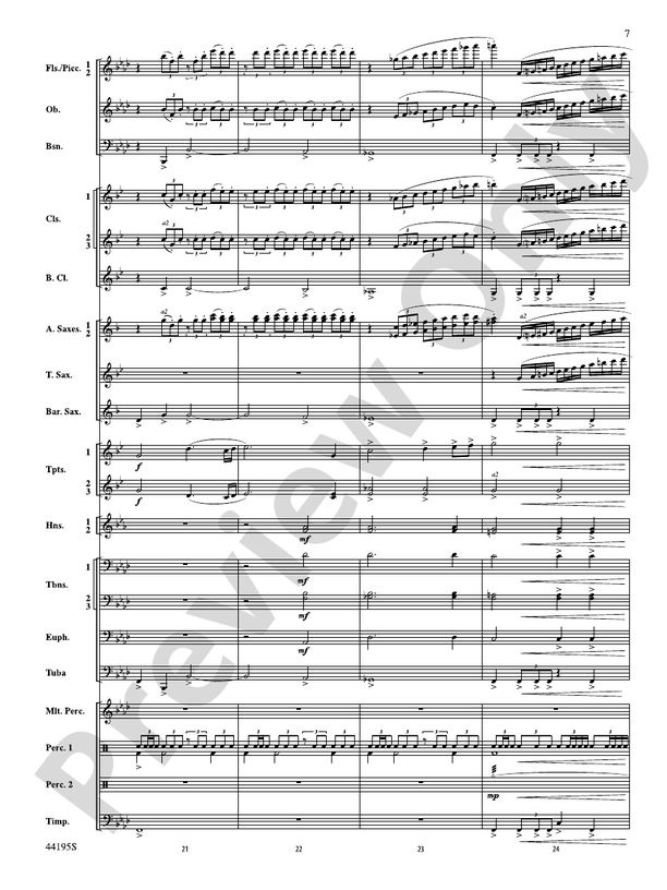 Children of Gaia - Concert Band Conductor Score & Parts (Digital Download)