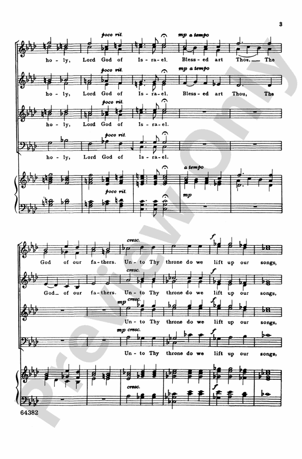 Almighty God of Our Fathers - SSAATTBB, a cappella Choral Octavo (Digital Download)