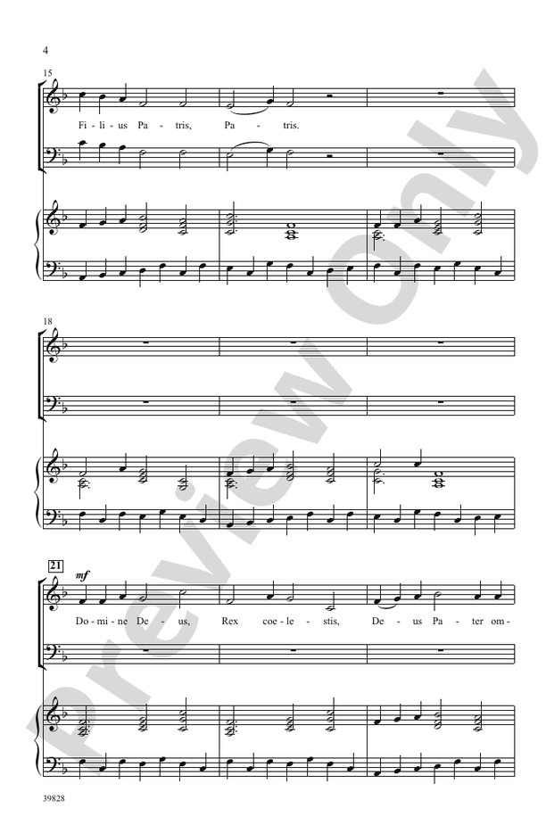 Domine Deus – 3-Part Mixed Choral Octavo (Digital Download)