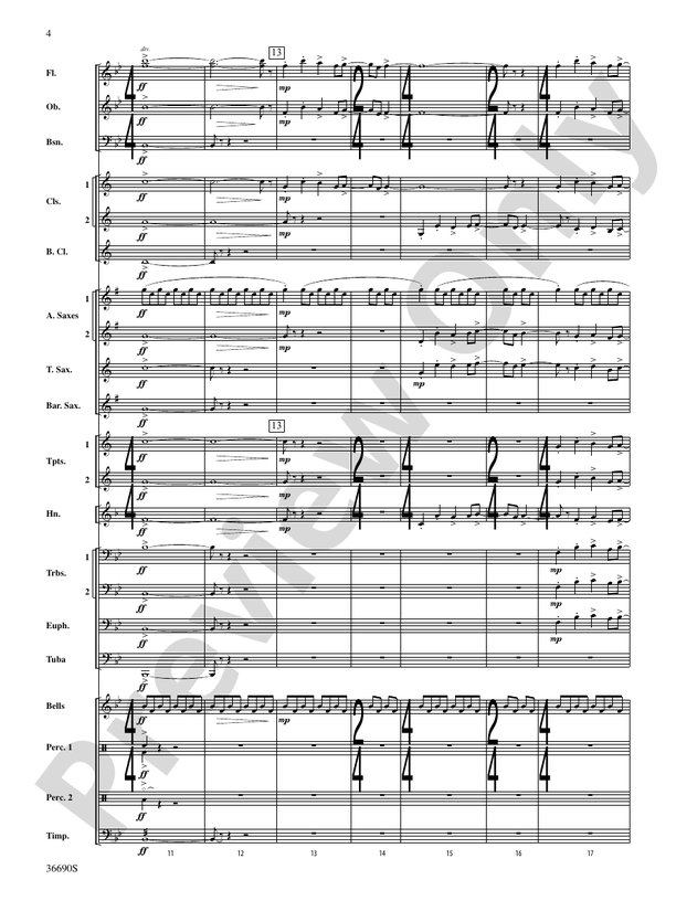 Metrix - Concert Band Conductor Score & Parts (Digital Download)