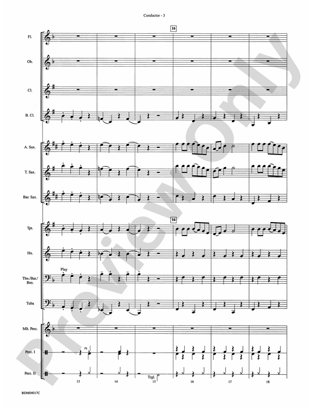 Storm Mountain Jubilee - Concert Band Conductor Score & Parts (Digital Download)
