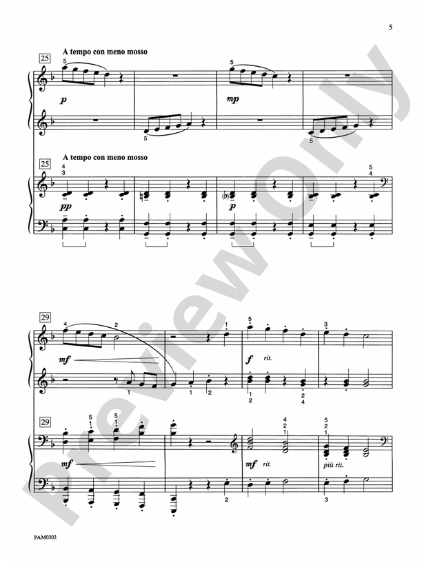 Miniature Concerto - 2 Pianos, 4 Hands (Digital Download)