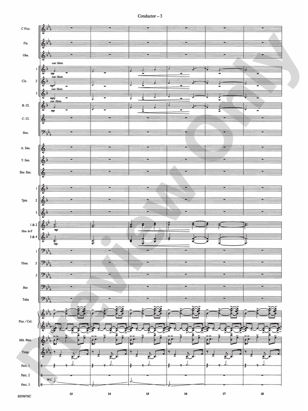 Paradiso - Concert Band Conductor Score & Parts (Digital Download)
