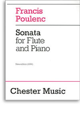 Poulenc - Sonata - Flute/Piano Accompaniment Revised Edition 1994 Chester CH01605