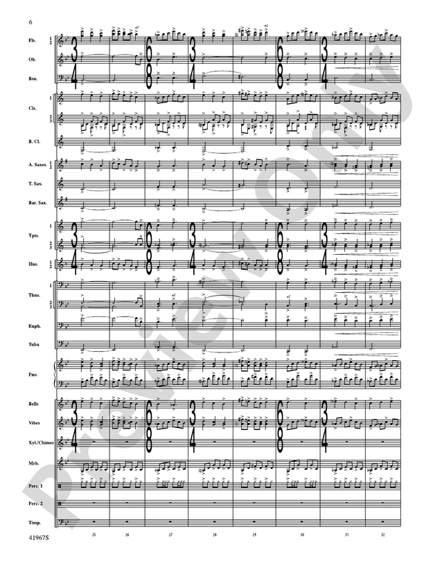 Seven Hills Overture - Concert Band Conductor Score & Parts (Digital Download)