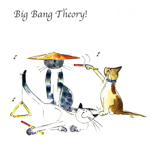 Greeting card - Big bang theory!