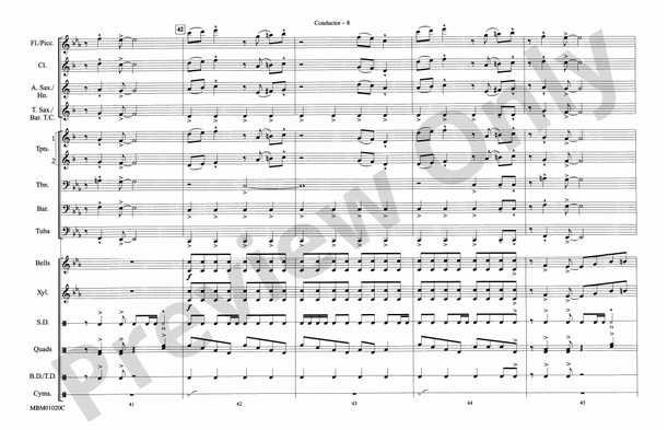 Live and Let Die – Marching Band Conductor Score & Parts (Digital Download)