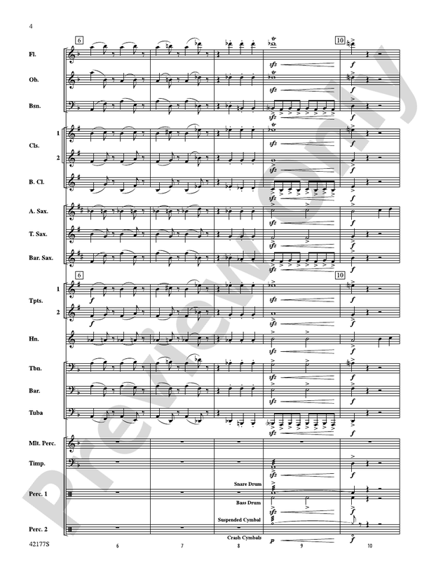 "The New World," Finale from - Concert Band Conductor Score & Parts (Digital Download)