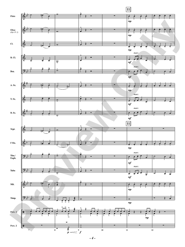 Galaxy Defenders - Concert Band Conductor Score & Parts (Digital Download)