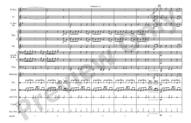 Last Friday Night (T.G.I.F.) – Marching Band Conductor Score & Parts (Digital Download)