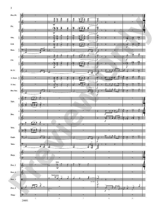L'Esprit du Tour: A Fanfare for Lance - Concert Band Conductor Score & Parts (Digital Download)