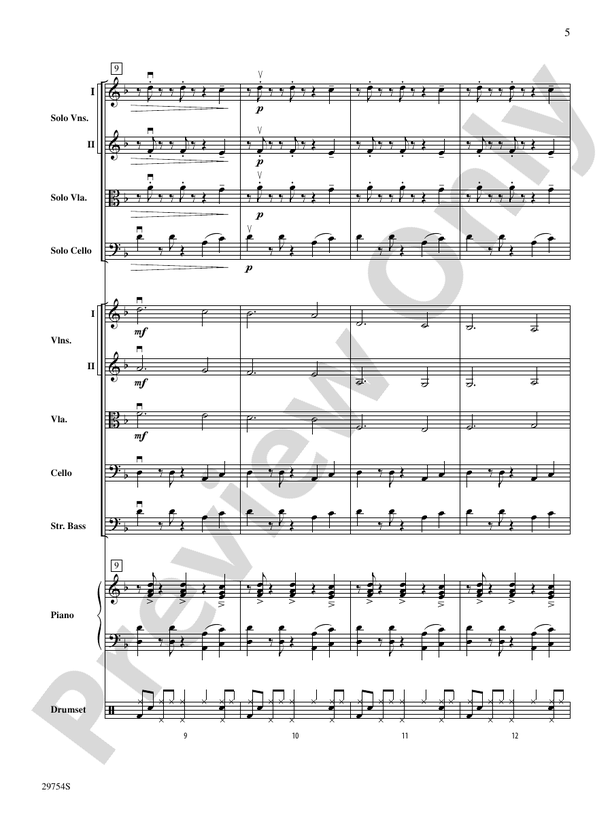 Five Ukrainians in a Bell Tower (Ukrainian Bell Carol) – String Orchestra Conductor Score & Parts (Digital Download)