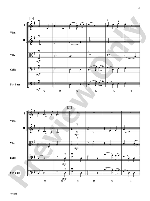Stony Brook Waltz – String Orchestra Conductor Score & Parts (Digital Download)