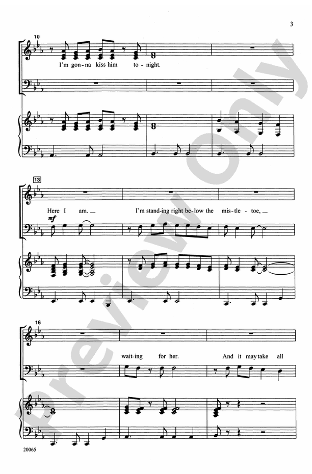 Below the Mistletoe – SATB Choral Octavo (Digital Download)