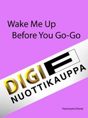 Riisu pois jo arkipaita (Wake Me Up Before You Go-Go) - Piano Solo (Digital Download)