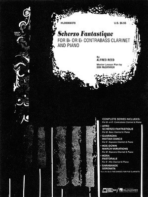 Scherzo Fantastique - Clarinet and Piano - Alfred Reed - Clarinet Edward B. Marks Music Company