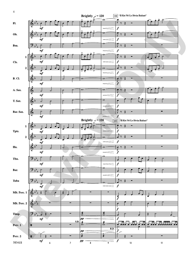 A Canadian Christmas - Concert Band Conductor Score & Parts (Digital Download)