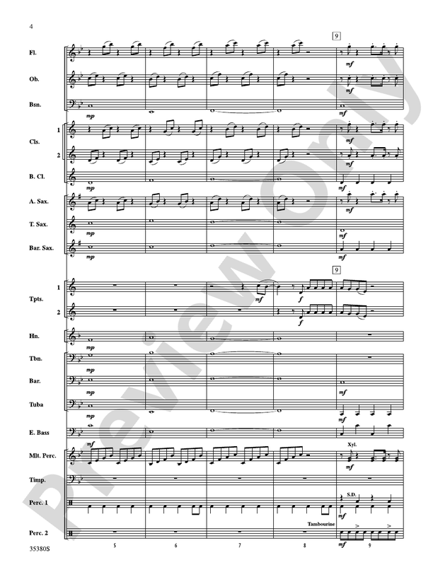 Baby! - Concert Band Conductor Score & Parts (Digital Download)