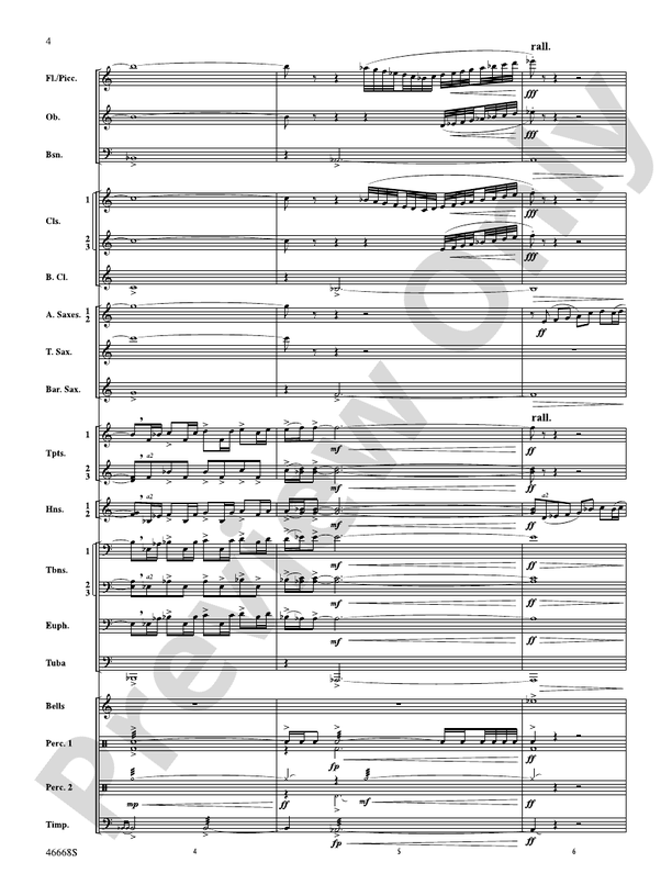 Skydance - Concert Band Conductor Score & Parts (Digital Download)