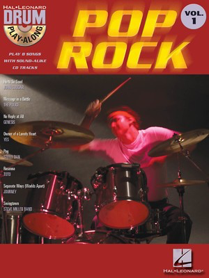 Pop/Rock - Drum Play-Along Volume 1 - Drums Hal Leonard Drum Notation /CD