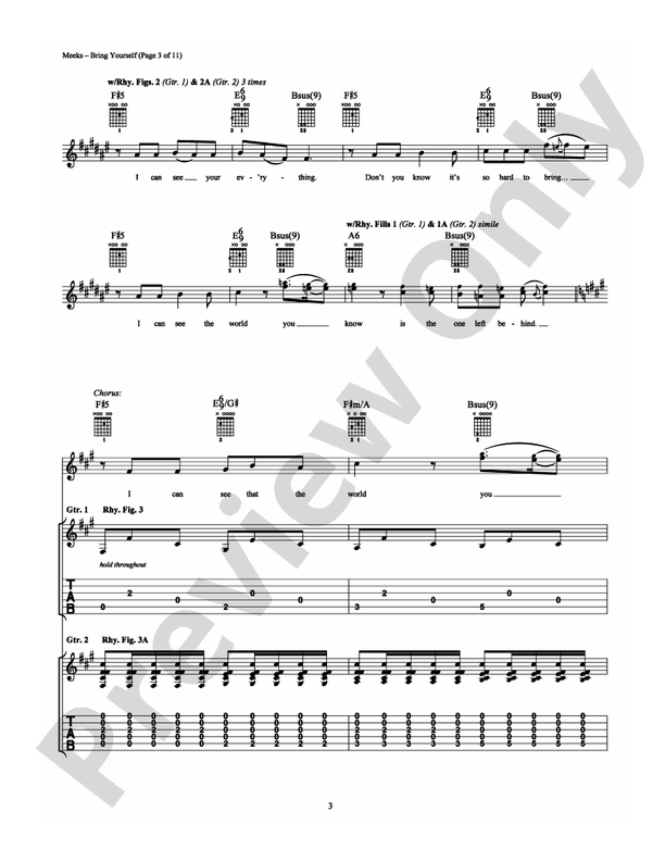 Bring Yourself - Guitar TAB (Digital Download)
