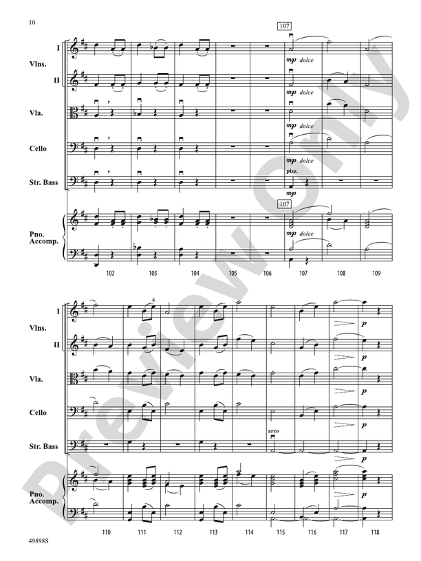Danse - String Orchestra Conductor Score & Parts (Digital Download)
