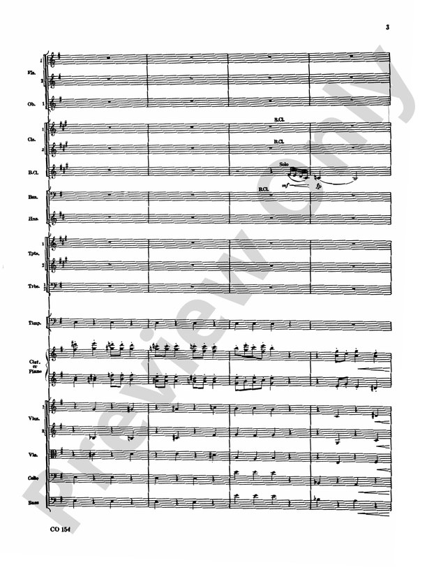 Nutcracker Ballet, Set I ("Dance of the Sugar Plum Fairy" and "Waltz of the Flowers") – Full Orchestra Conductor Score & Parts (Digital Download)