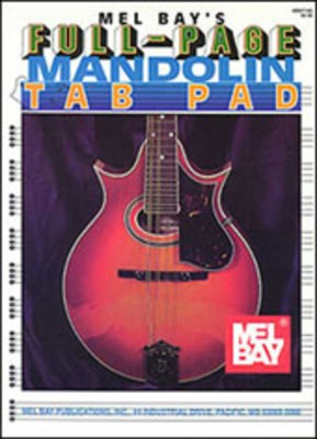 Full Page Mandolin Tab Pad -