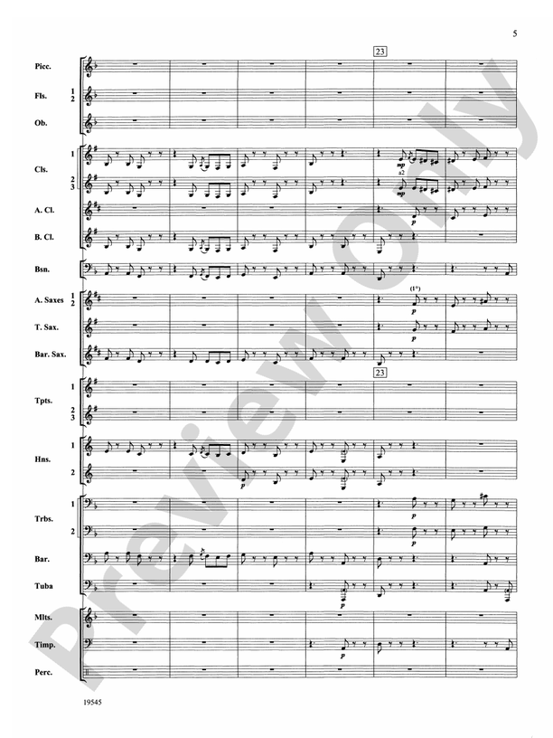 Funeral March of a Marionette (Grade 3) - Concert Band Conductor Score & Parts (Digital Download)