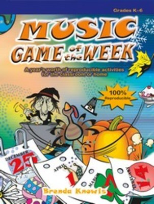 Music Game of the Week - A year's worth of reproducible activities - Brenda Knowis Heritage Music Press Teacher Edition (with reproducible activity pages)