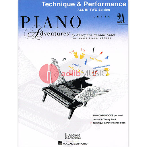 Piano Adventures All-In-Two Level 2A - Piano Technique & Performance Book by Faber/Faber Hal Leonard 119906