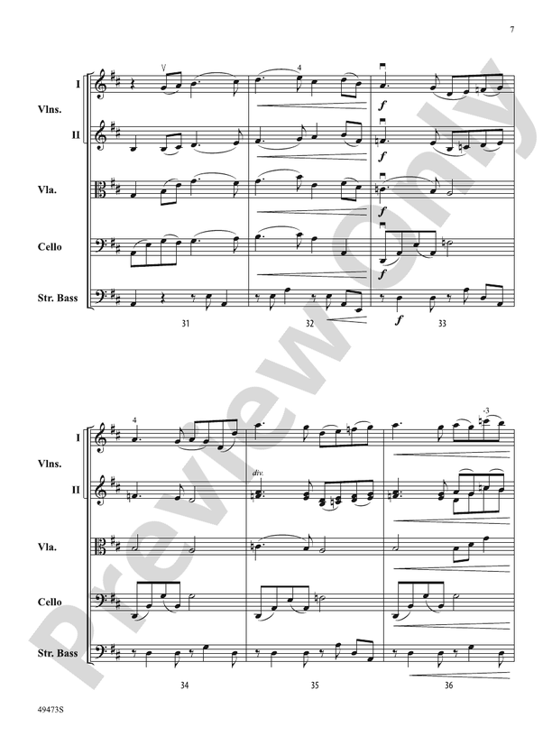 Orchid - String Orchestra Conductor Score & Parts (Digital Download)
