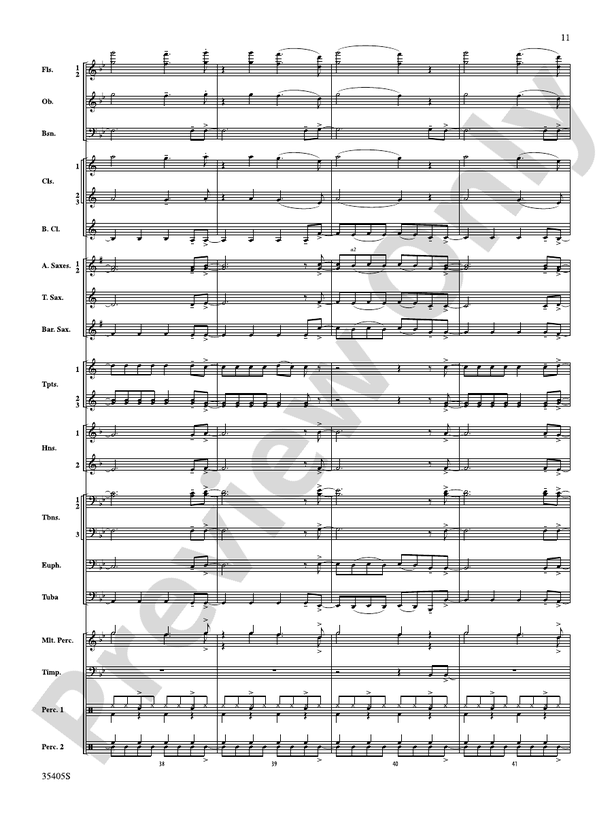 Prime Time Tuesday - Concert Band Conductor Score & Parts (Digital Download)