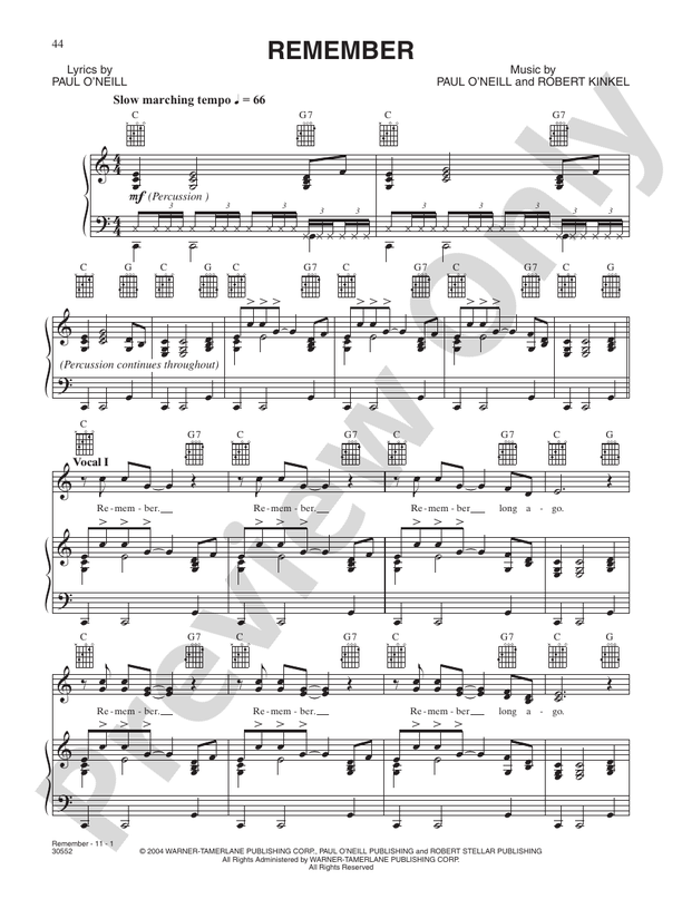 Remember -  Trans-Siberian Orchestra - PVG (Digital Download)