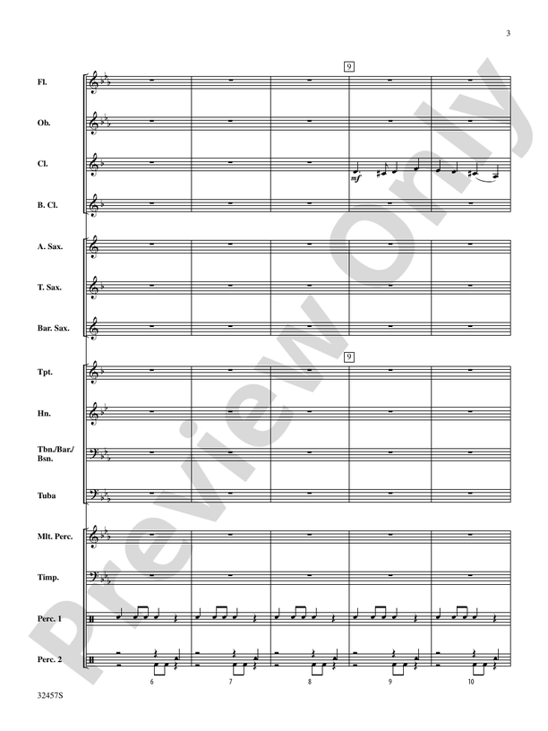 Fum, Fum, Fum - Concert Band Conductor Score & Parts (Digital Download)