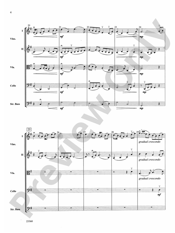 Folk Tune Air and Fiddler's Fury – String Orchestra Conductor Score & Parts (Digital Download)