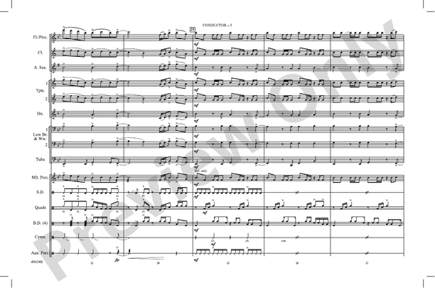 My Universe – Marching Band Conductor Score & Parts (Digital Download)