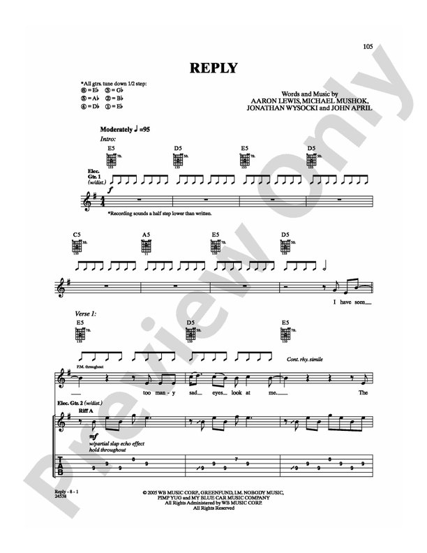 Reply - Guitar TAB (Digital Download)