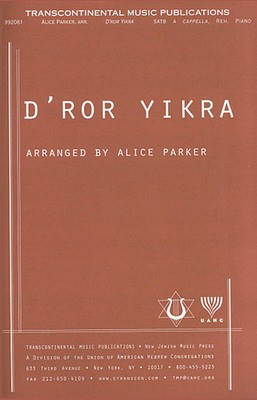 D'ror Yikra - SATB Alice Parker Transcontinental Music Choral Score Octavo