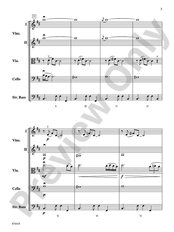 Milonga del Angel - String Orchestra Conductor Score & Parts (Digital Download)