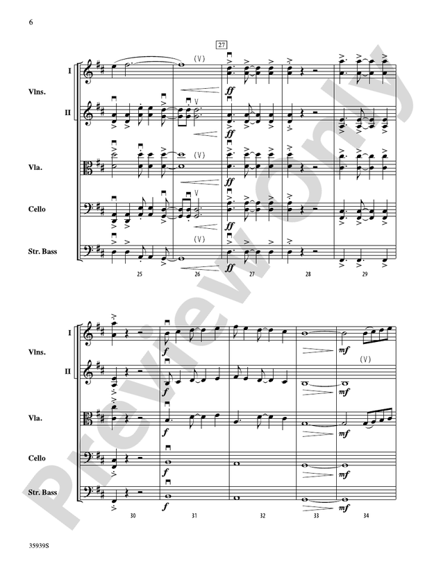 American Idiot -- The Musical, Selections from – String Orchestra Conductor Score & Parts (Digital Download)