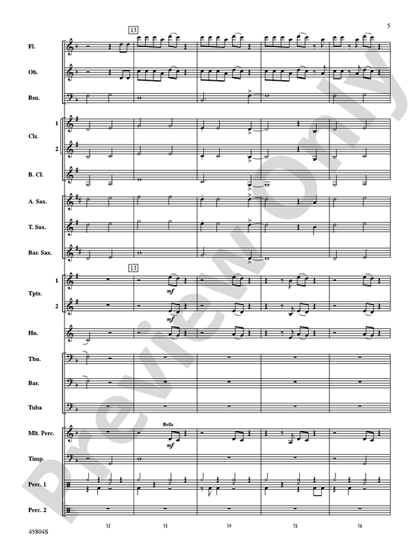 Just Like Fire - Concert Band Conductor Score & Parts (Digital Download)